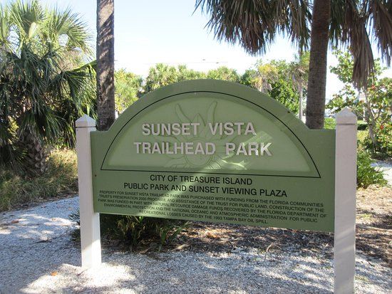 Sunset Vista Trailhead Park, Treasure Island.